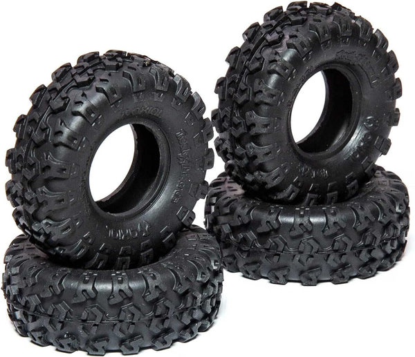 Axial 1.0 Rock Lizards Tires (4): SCX24, AXI40003