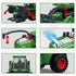 2 2.4Ghz fisca Remote Control Harvester Tractor with Grian Combine Heads, RC Farm Tractor Truck Farm Vehicle Toy