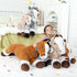 33 inches MaoGoLan Large Horse Stuffed Animal for Boy, Big Horse Plush Toy for Girl, Ridable Stuffy Pony for Kids