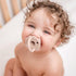 5 Pack 0+ Pack Set Comfy Cubs Baby Pacifiers, for Months - Soft Breast-Like Nipple Shape - CPSIA Compliant Silicone