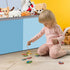 4/3 Playroom(39 13 15.7'',Blue Patelai Extra Large Toy Box Chest with Lids Grids Large Chest Collapsible Kids Toy