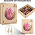 500 16.5x16.3 Inch Ixfyloop Wooden Puzzles for Adults, Horse Wood Puzzle, Wooden Jigsaw Puzzles for Adults, Wooden