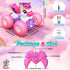 Girls,360 4WD 3 4 5 6 7 8 Unicorn Remote Control Car for Rotating Stunt RC Cars with Lights,Pink Car Toys for Kids,Fun