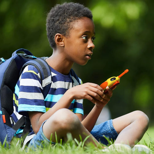 Rechargeable Walkie Talkies for Kids - 3 Pack Long Range 22 Channels 2 Way Radio for Outdoor Adventures
