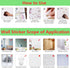 Unicorn Wall Decal, Large Size Unicorn Wall Sticker Decor for Girls Kids Bedroom Birthday Party