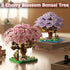 2 (2201 Beego Bonsai Tree Cherry Blossom Building Toy Not Compatible with Lego, Japanese Sakura Pink&Purple Flower