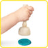 READY 2 LEARN Wooden Dough Stampers - Set of 4 for Kids Playdough and Pottery Texture Tools