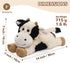 Cuckool Cow Stuffed Animals, Microwavable Stuffed Animals Adorable Fluffy Cow Plush for Warmth & Comfort, Heatable