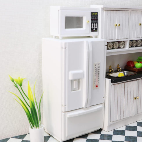 1:12 Miniature Microwave Dollhouse Accessories Oven Mini Kitchen Furniture Appliance Mini House Decoration Model Decor