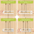 6 Pack Adjustable Cabinet Locks for Babies, U-Shaped Baby Proofing Child Locks for Cabinets, Drawers, Fridge