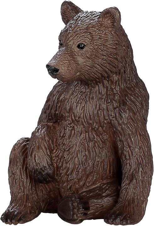 MOJO Realistic Grizzly Bear Cub Hand Painted Wildlife Toy Figurine