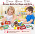 30Pcs OCHIDO Valentine's Greeting Cards With Sports Squeeze Balls Kits,Kids Valentine Cards Exchange,School Valentines