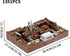 WW2 Set(1351PCS).Including Pillboxes. Military Forts Trench Bases Building Blocks Construct Trench Systems, Bunkers