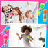 20 4 7.5 2.2 Inch Woanger Pieces Echo Microphone Toy Play Microphones for Kids Bulk Fun Voice Amplifying Multicolored
