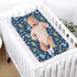 Dinosaur Rainbow Diaper Changing Pad Cover Sheets, Soft Breathable Baby Changing Table Mats 32''x16'' for Boy Girl
