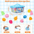 DIMATIMA 110 Pack Bulk Mochi Squishy & Fidget Toys - Soft Stress Relief Toys, Ideal Party Favors, Classroom Prizes