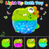 3-5 4-8 Summer Light Up Dinosaur Bath Toys with Music, Bath Bubble Machine Toy for Kids Age Toddler Toys Bubble Maker
