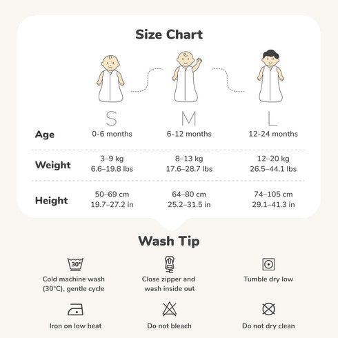 Momcozy 0-6 1.5 Sleep Sack for Baby Months, TOG Baby Wearable Blanket with Supportive Plush Filling, Two-Way Zipper