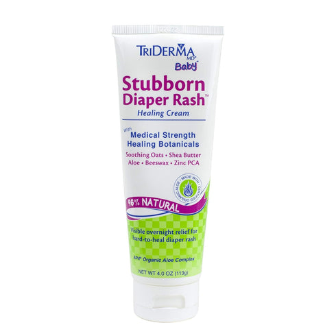 TriDerma MD Baby Stubborn Diaper Rash Relief Cream, Healing for Hard-to-Heal Diaper