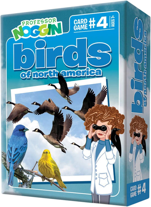 Professor Noggin's Birds of North America Trivia Card Game - Educational Card Game for Kids, Trivia, True or False, 30