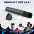 Hsei 8 15 Inch Pcs Gaming Prism Playmat Tube Play Mat Poster Holder Tube Easy in and Out Playmat Case for Card Storage