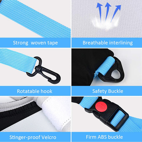 ORANGEHOME Baby Walker Toddler Walking Harness Helper, Adjustable Standing Up and Walking Learning Helper, Blue