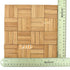 iLAND Varnished Dollhouse Flooring, 1:12 Scale Bamboo Floor Boards, Buy 2 at Half Cost! (48pcs Rectangular)