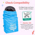 J.L. Childress Gate Check Bag for Single & Some Double Strollers - Travel Bag for Airplane, Fits Most Standard Baby