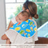 decor gift Summer 4 Pack 22x11in Cotton Burp Cloths Baby Soft and Absorbent? Watermelon Palm Waves Baby Rags for Babies
