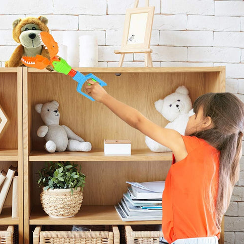 ArtCreativity Dino Robot Hand Grabber, Set of 2, 14 Inch Robotic Arm Reacher Grab Claw for Kids