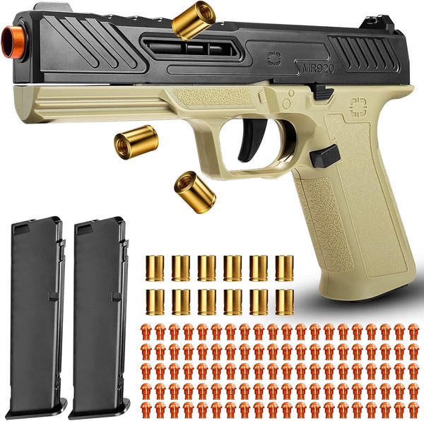 Shell Ejecting Toy Gun Pistol, Soft Bullet Toy Guns for Boys, Kids,