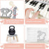 deAO Piano Toy Keyboard for Kids, 25 Keys Music Instrument with Microphone, Birthday Gift for Girls, White