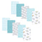Hudson Baby Unisex Flannel Burp Cloth 10pk, Teal Elephant, One Size