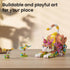 Set 8 9 10 11 12+ (1038 JOJO&Peach Cat and Flower Building Toy for Girls, Mothers Day Animals Plant Model Ideas