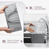 Starry Sky Grey Diaper Caddy Organizer with Handles & Removable Dividers,Diaper Bag,Car Diaper Caddy,Stylish Diaper