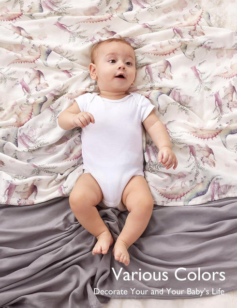 Momcozy 47"x47", Muslin Swaddle Blankets, Breathable and Skin-Friendly Muslin Swaddle, Baby Wraps Shower Gifts & Baby
