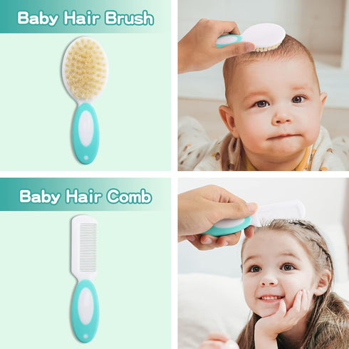 Trimmer Set (20 Baby Grooming Kit, Electric Safety Nail Baby Nursery KitInfant Safety Care with Hair Brush Comb Nail