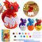 JMMICO Paint Your Own Dragon Lamp Craft Kit, Dragons Crafts DIY Night