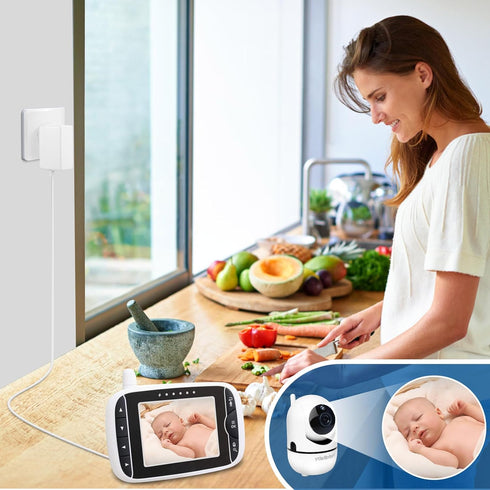 HelloBaby Monitor Charger Replacement, Compatible with HB30 HB50 HB66 HB6550 Baby Camera Monitor for Indoor Use