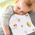 20' 10' Pack 10, 6-layer FOOK FISH Muslin Burp Cloths Cotton Burping Cloth X of Baby Spit Up Cloths for Newborn