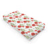 Boho Retro Poppy Flowers Changing Pad Covers, 32''x16'' Red Poppy Floral for Boy Girl, Soft Breathable Sheets