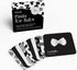 Tummy 0+ Set Pasta for Baby High Contrast Cards Sensory Toy Learning Activity Large Black and White Flash Cards Newborn