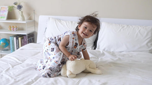 1-2T, 0.5 100% 2-Way 12-24 TADO MUSLIN Toddler Sleep Sack TOG Lightweight Wearable Blanket, Organic Cotton Muslin