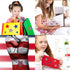 Patriotic Stickers, 4th of July Metallic Red White Blue Star Labels, 80Pcs Foil Decals for Decoration