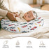 Wicbfdfv Cute Race Trophy Flag Traffic Light Nursing Pillow Cover Stretchy and Soft for Baby Girls Boys Transportation