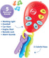 Kidoozie Phone & Keys Combo Set - Interactive Toy Bundle for Ages 12 Months+ - Key Ring & Cell Phone with Music, Animal Sounds, & More!