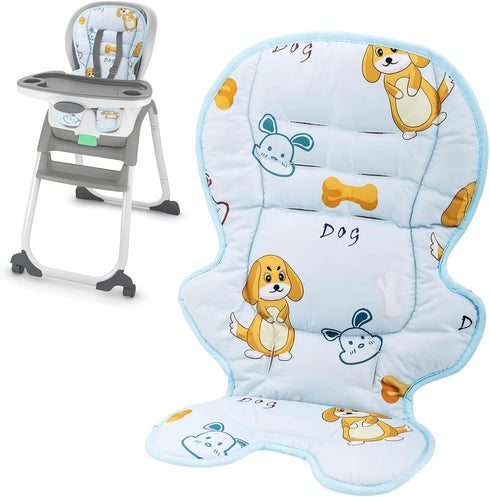 Runhike High Chair Cover Replacement Compatible with Ingenuity Soft Cushion with Anti-Slip Pad