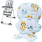 Runhike High Chair Cover Replacement Compatible with Ingenuity Soft Cushion with Anti-Slip Pad