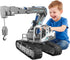 SMILESSKIDDO Crane Truck Toy - 134 PCS Hydraulic Science Kits for Kids