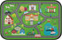 HUXINO Kids Play Mat Rug, 36"x24" Low Pile City Road Traffic Carpet, Educational